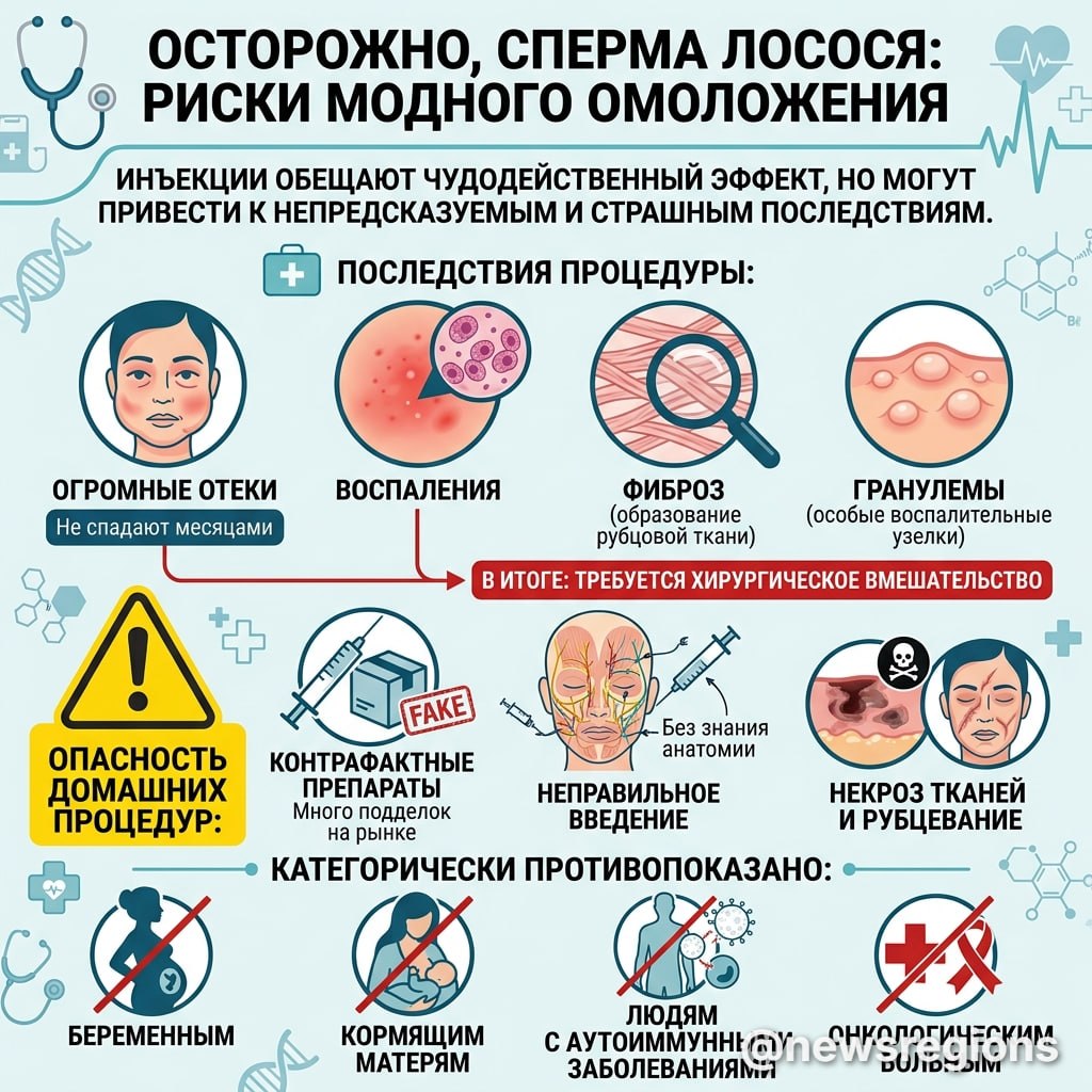 Осторожно, сперма лосося: косметолог назвала риски модног...