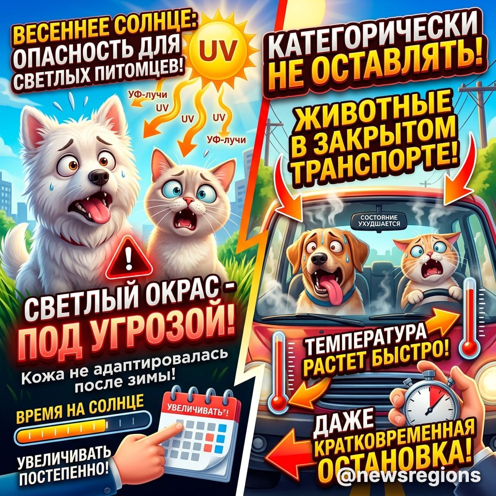 Коварный ультрафиолет: назван главный враг домашних живот...